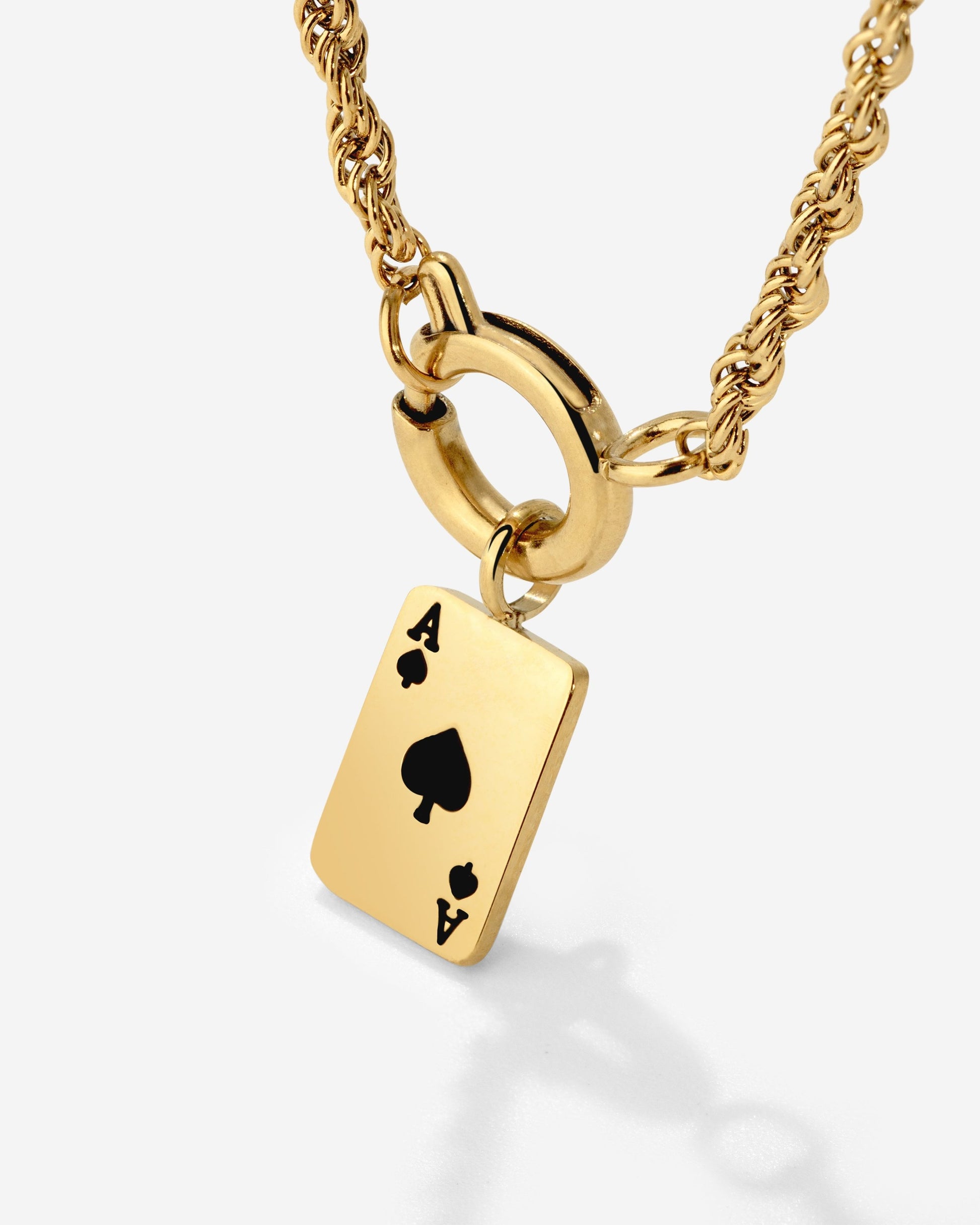Aced Rope Chain Collana Set Oro