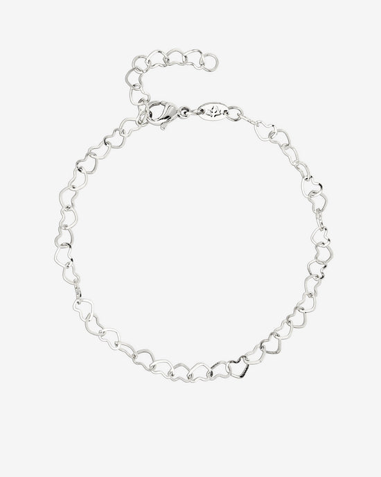 Heart after Heart Bracciale Argento