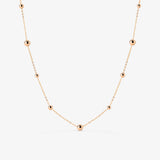 Infinite Beads Collana Oro Rosa