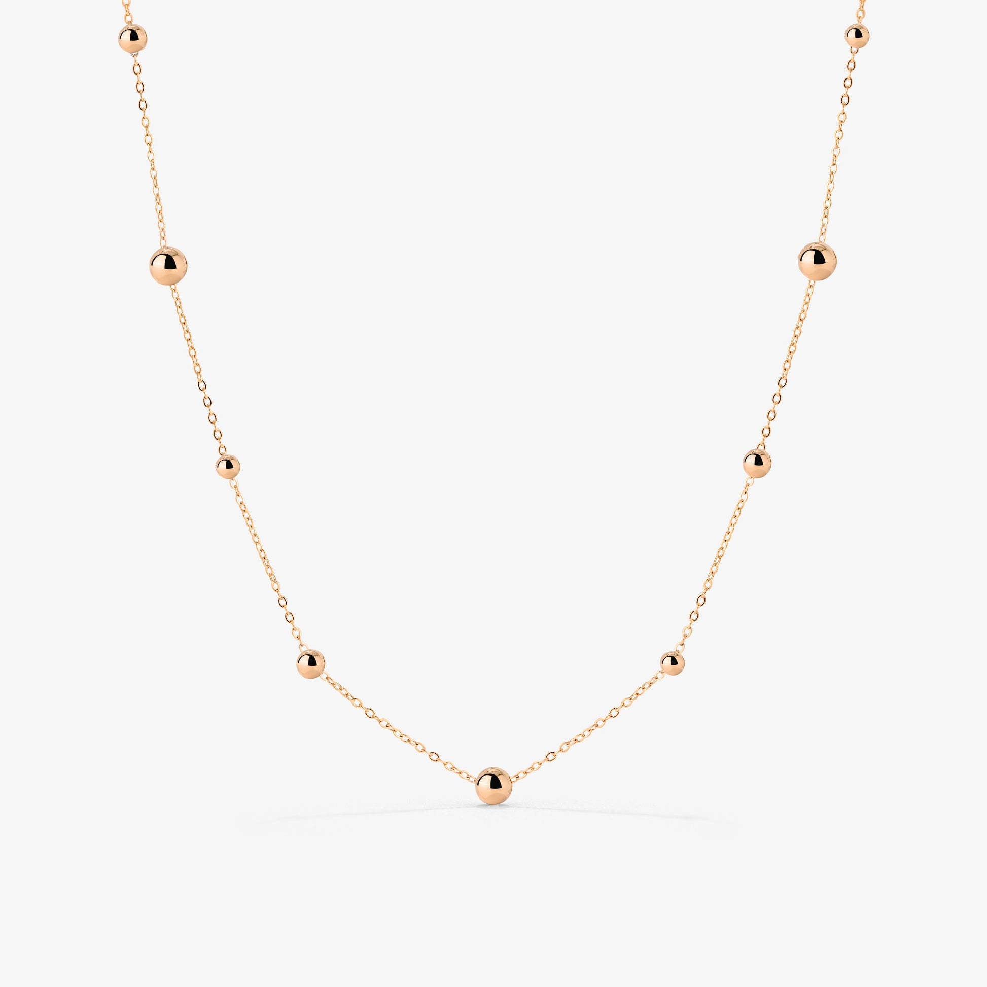 Infinite Beads Collana Oro Rosa