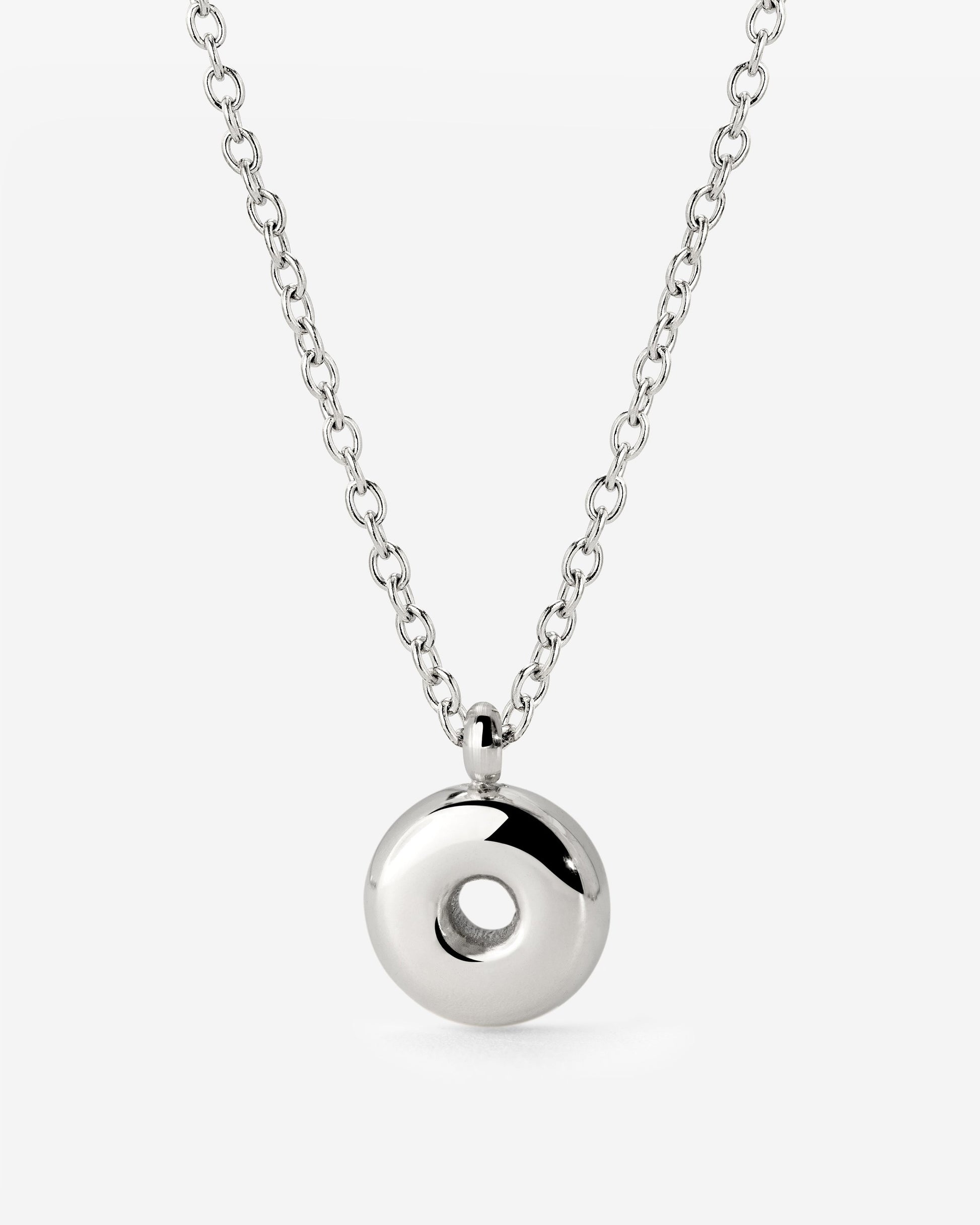 Bubble Letter Collana Argento