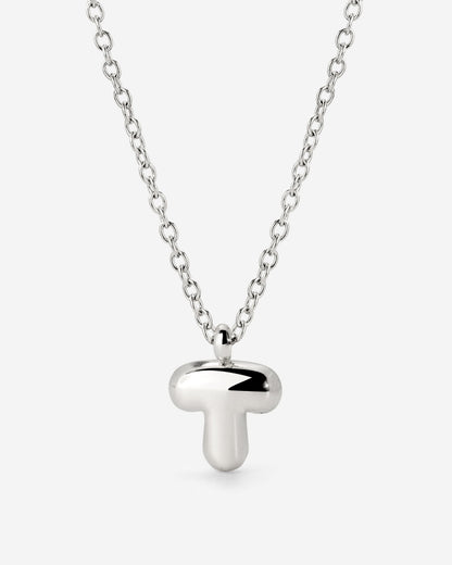 Bubble Letter Collana Argento