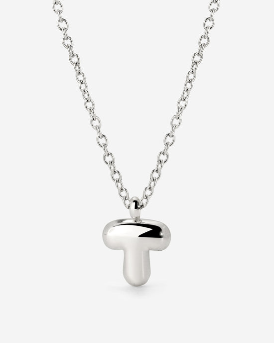 Bubble Letter Collana Argento