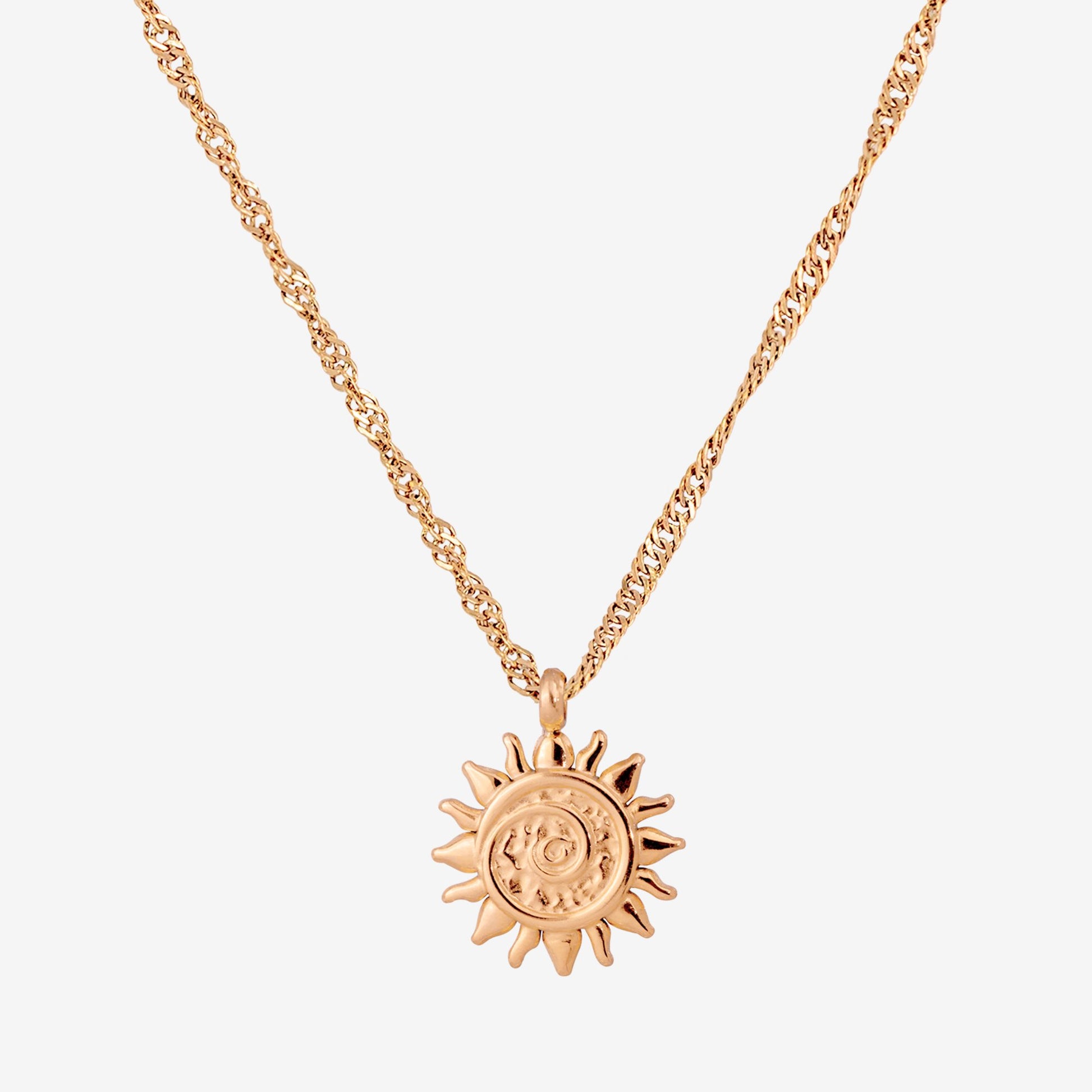 Free Sunny Swirl Collana Oro Rosa