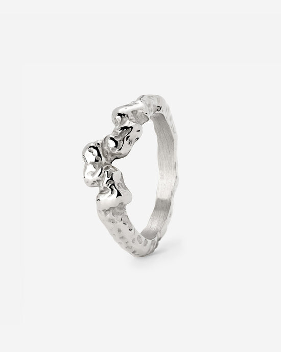 Reef's Whisper Anello Argento