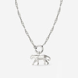 Leopard Singapore Chain Collana Set Argento