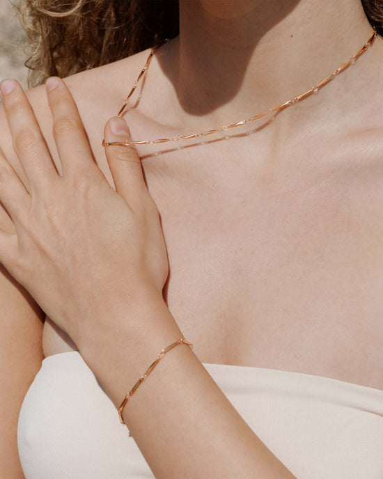Curved Links Bundle Oro Rosa