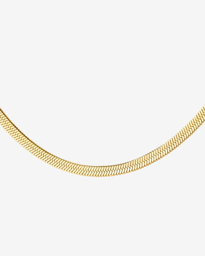 Slim Herringbone Collana Oro