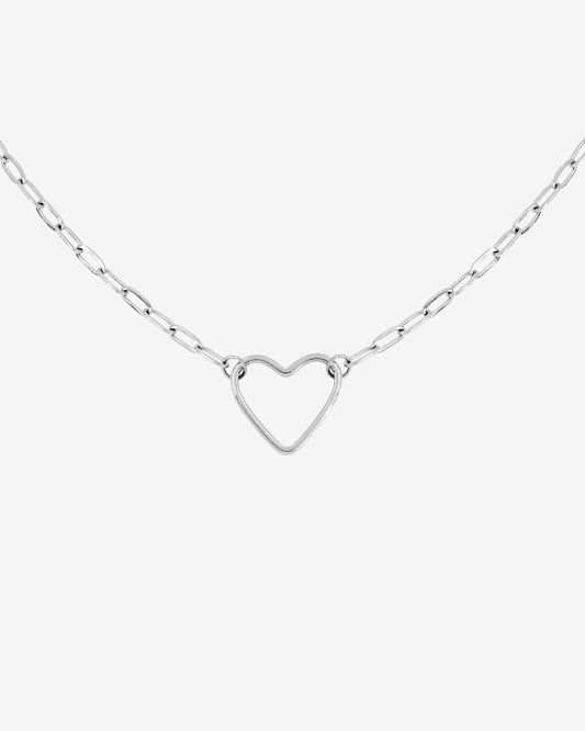 Loving Heart Collana Argento