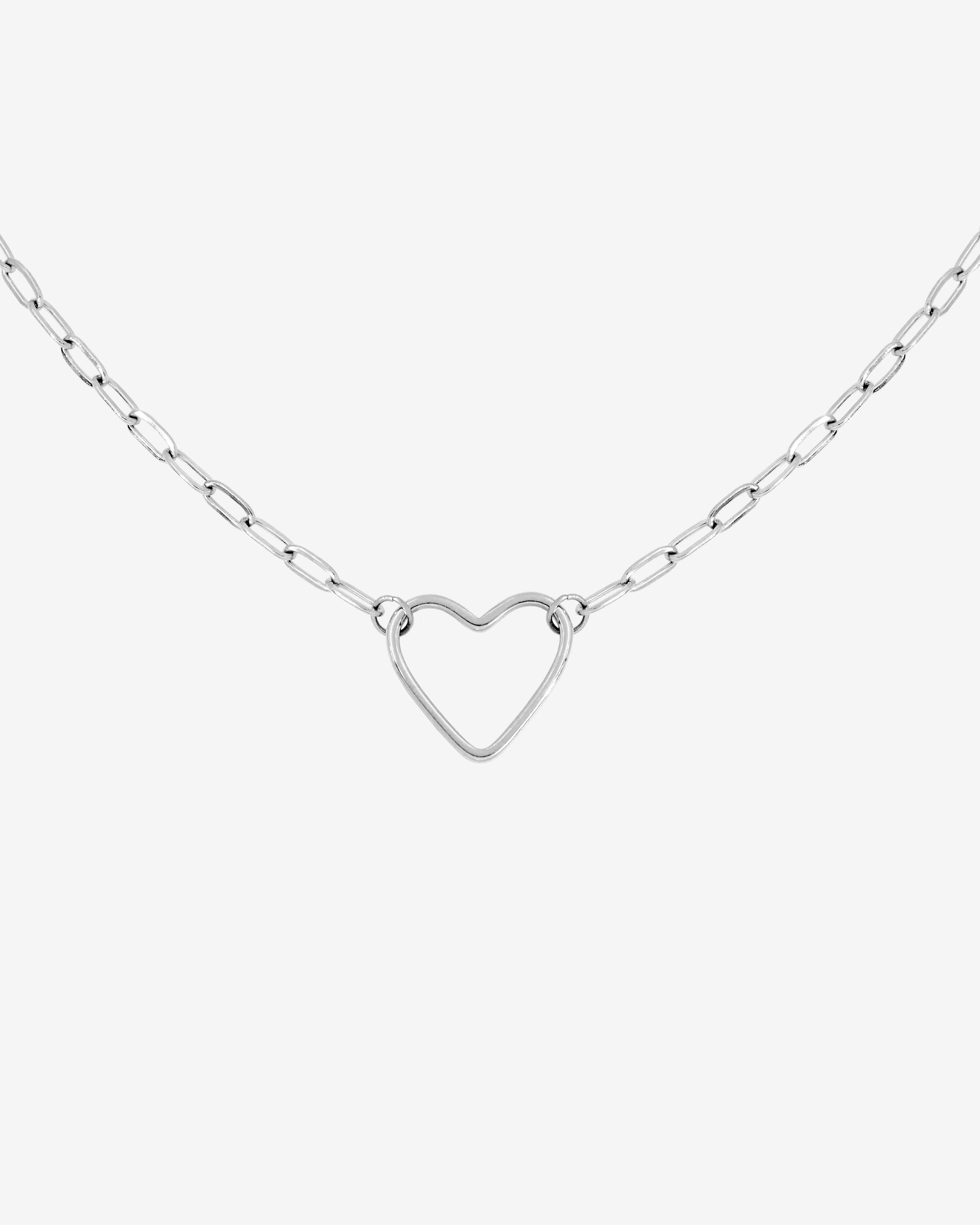 Loving Heart Collana Argento