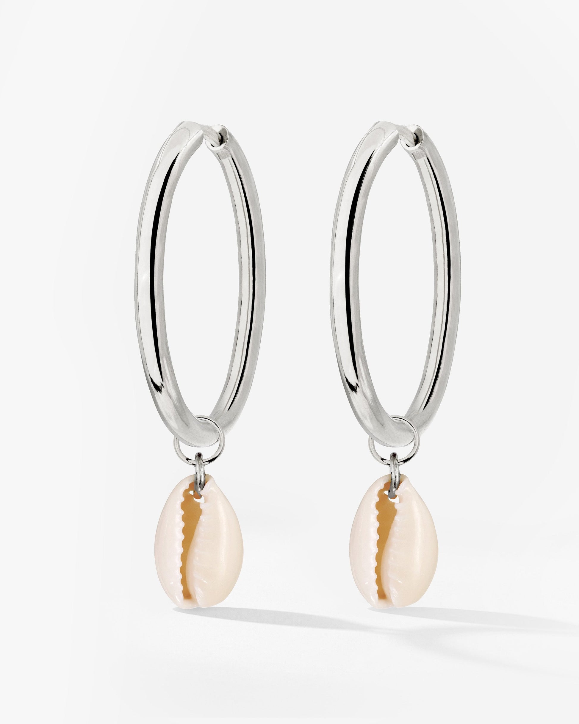 Ocean Whisper Sierra Hoop Set Large Argento