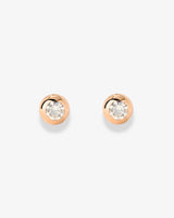 Bezel Bling Orecchini Oro Rosa