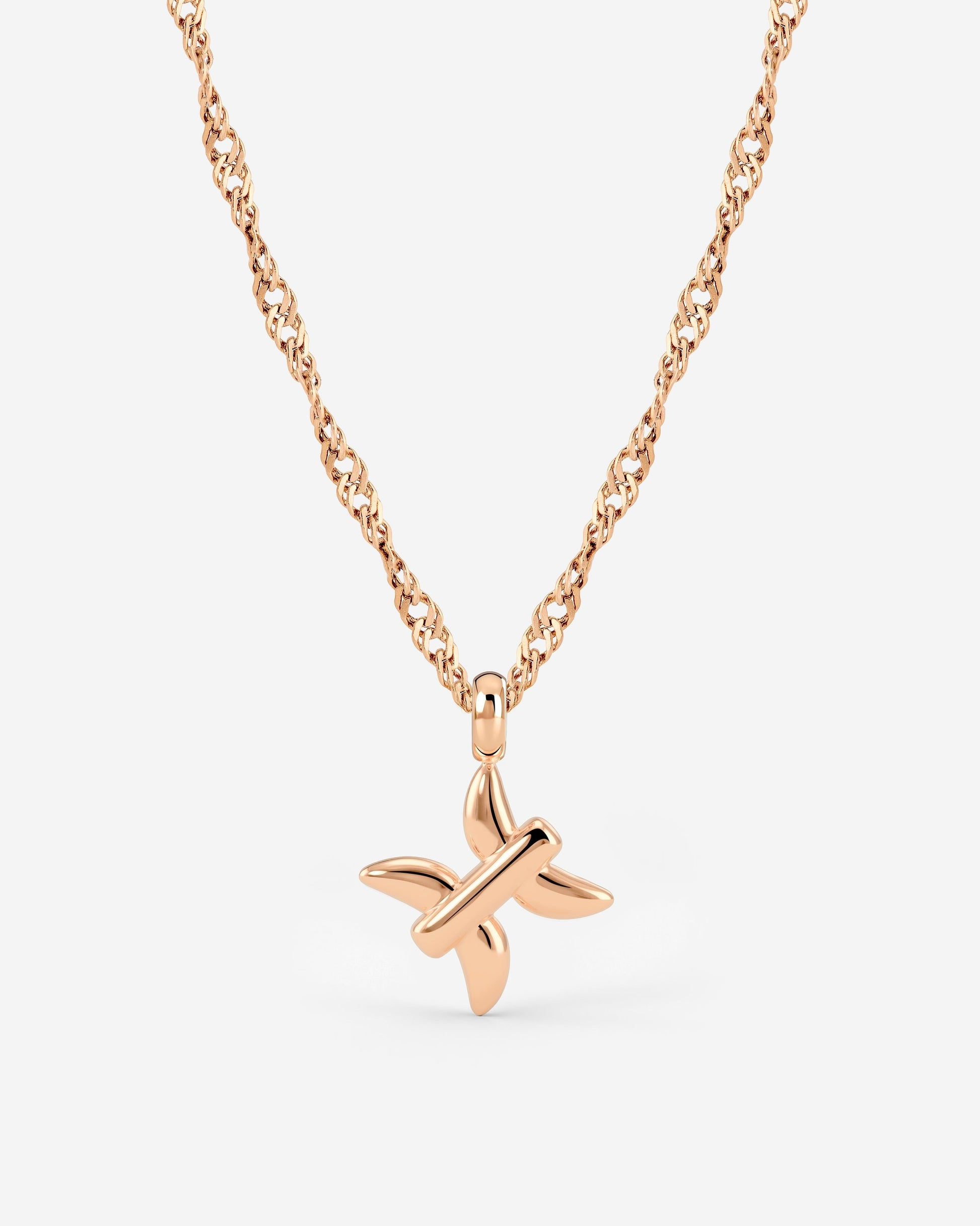 Pisces Bubble Collana Oro Rosa