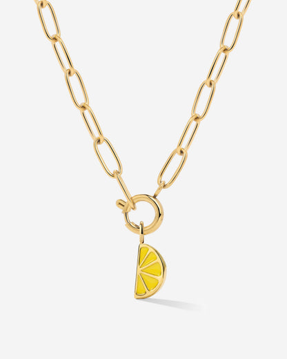 Zesty Oval Links Collana Set Oro