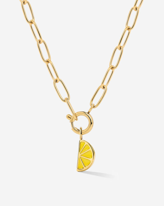 Zesty Oval Links Collana Set Oro