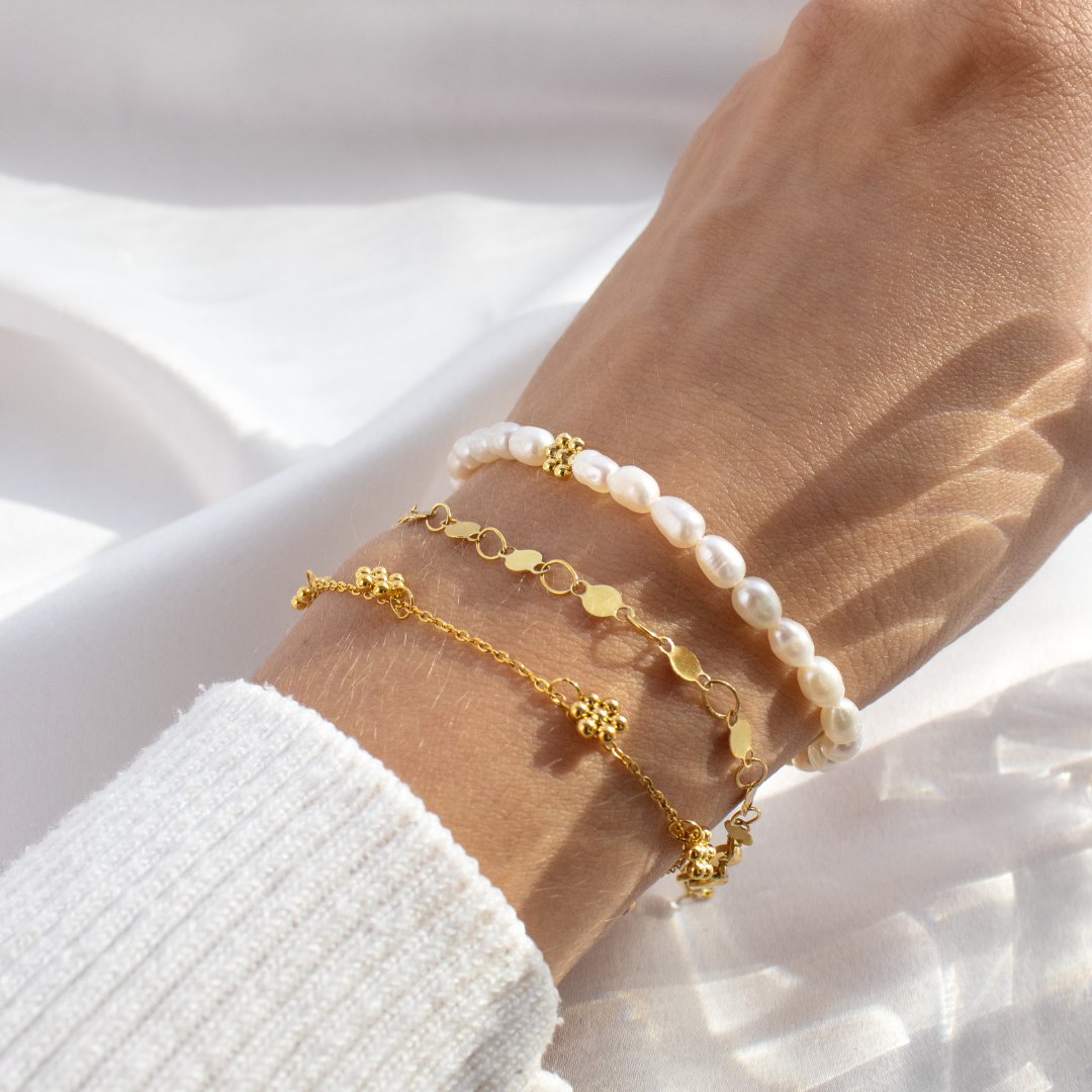 Blossom Pearl Bracciale Argento
