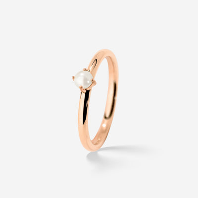 Dream Pearl Anello Oro Rosa