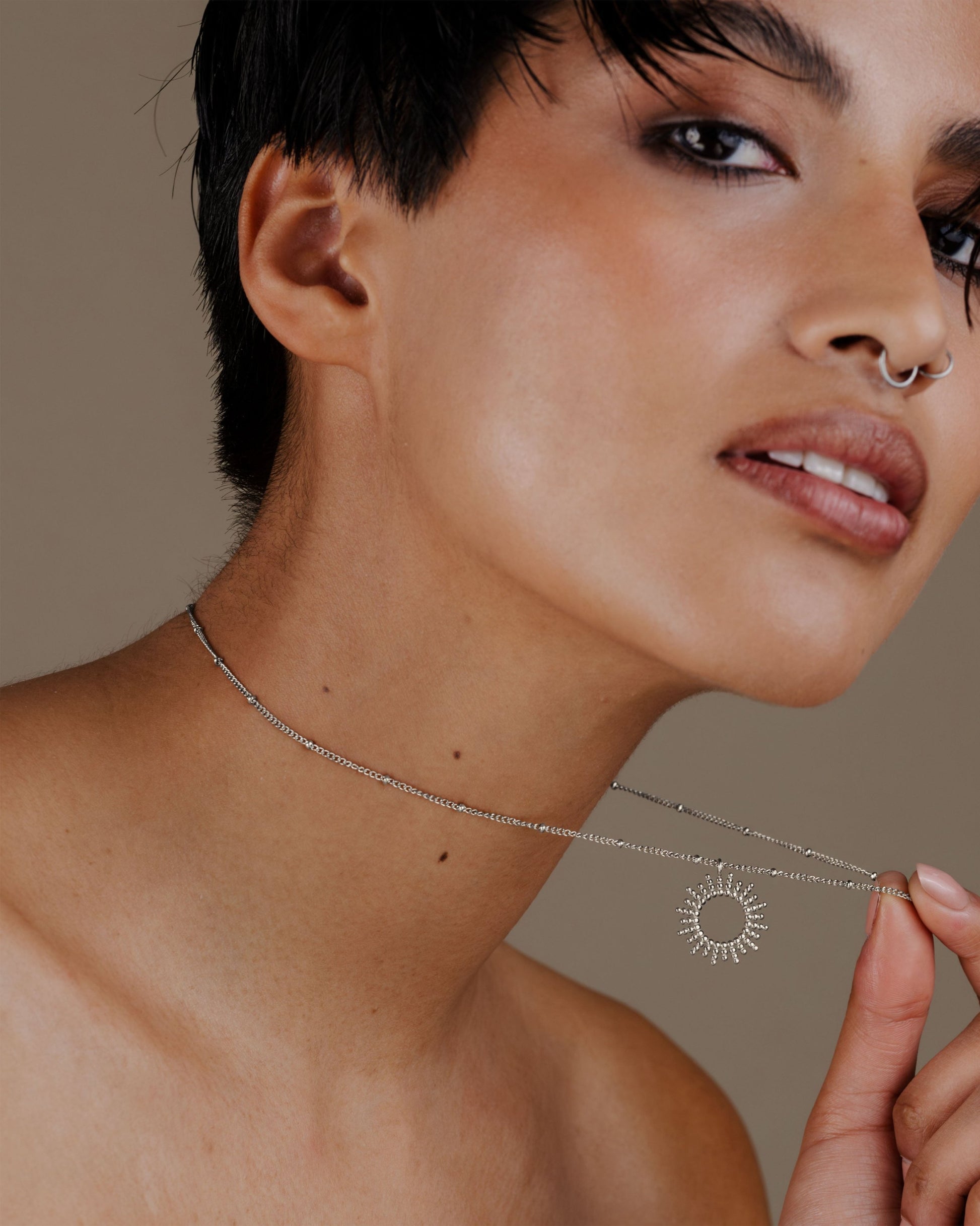 Sunny Beads Collana Argento