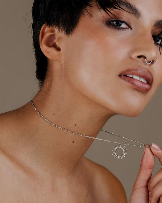 Sunny Beads Collana Argento