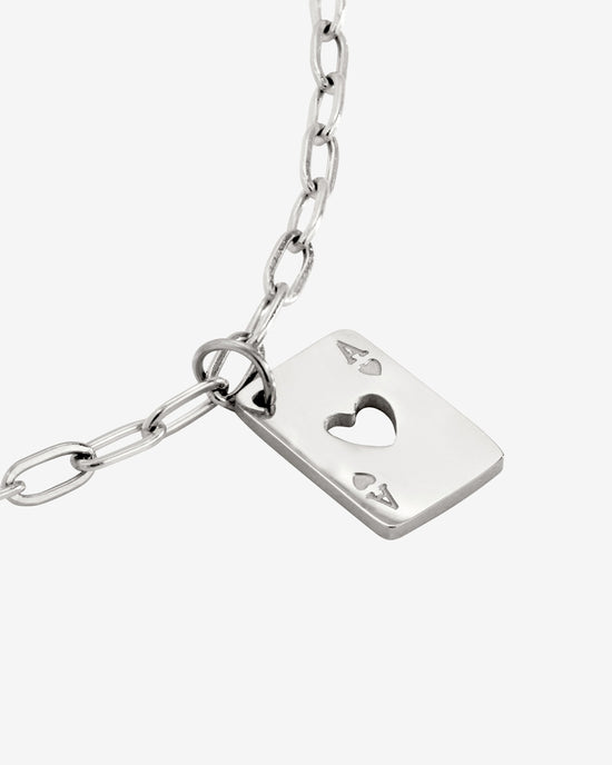 Heart Ace Collana Argento