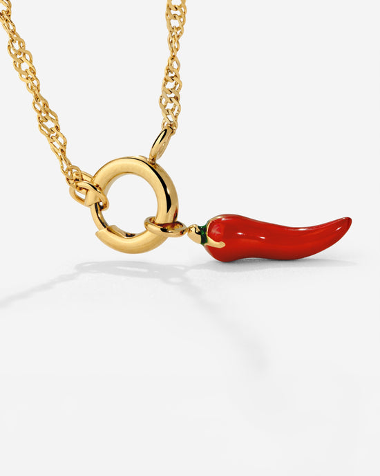 Chili Singapore Chain Collana Set Oro