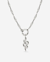 Serpent Singapore Chain Collana Set Argento