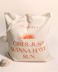 Borsa di iuta Girls just wanna have sun