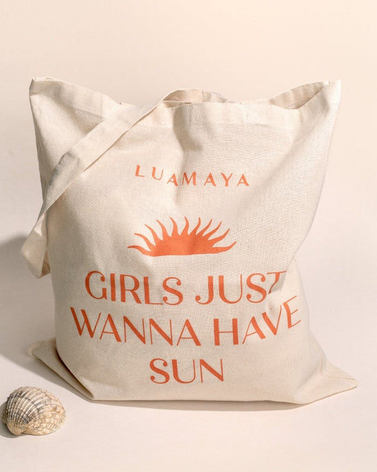 Borsa di iuta Girls just wanna have sun