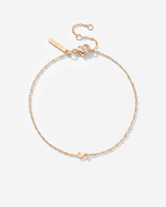 Tiny Letter Bracelet