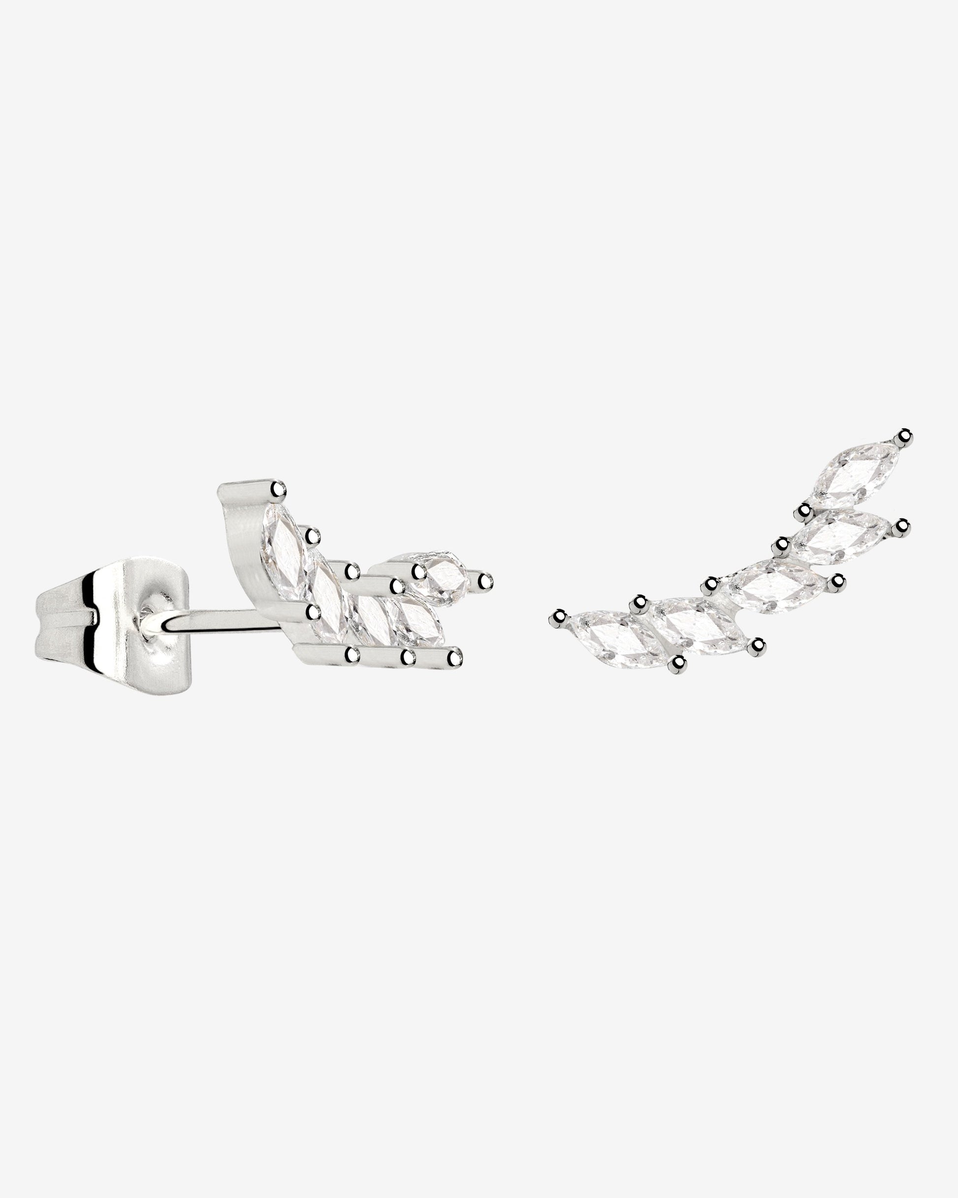 Sparkle Leaf Orecchini Argento