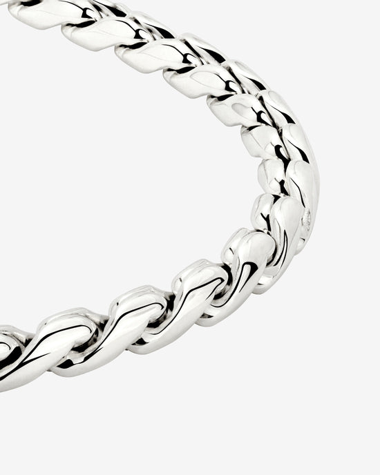 Spiral Links Collana Argento