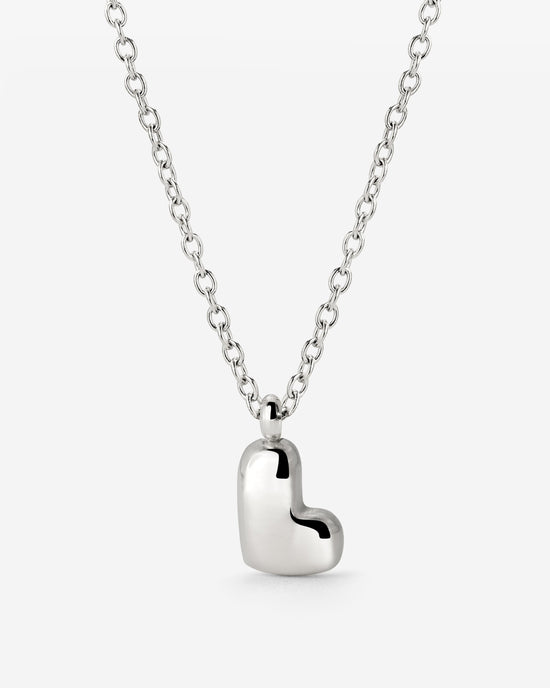 Bubble Letter Collana Argento