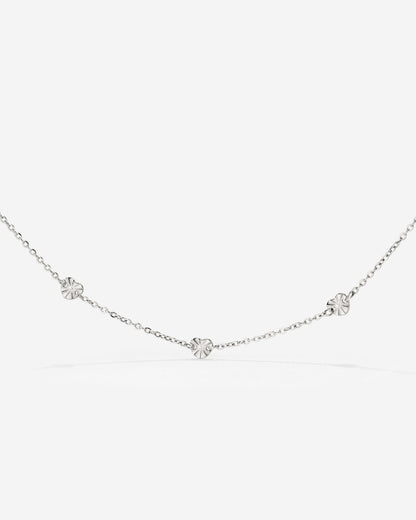 Glass Heart Collana Argento