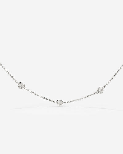 Glass Heart Collana Argento