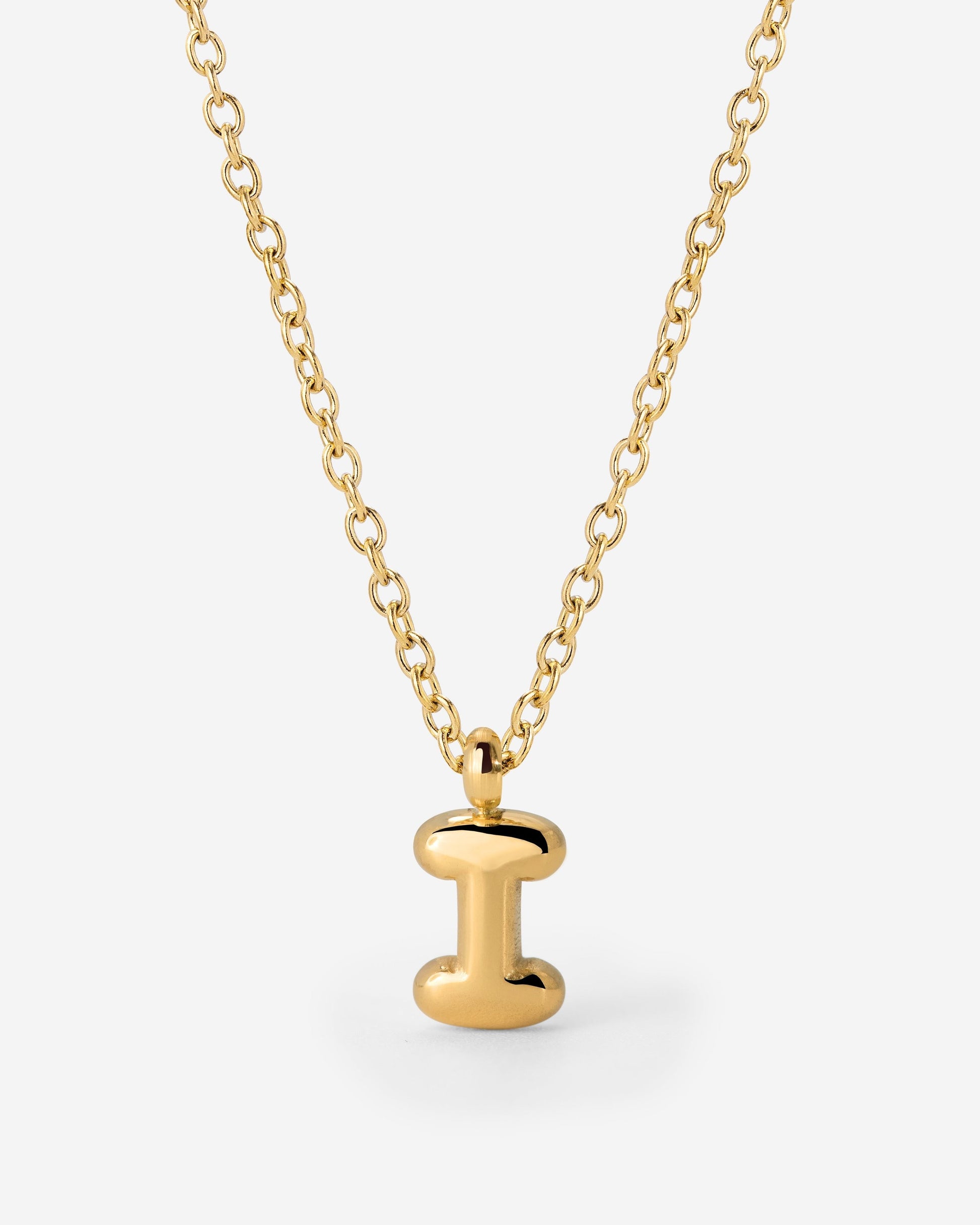 Bubble Letter Collana Oro