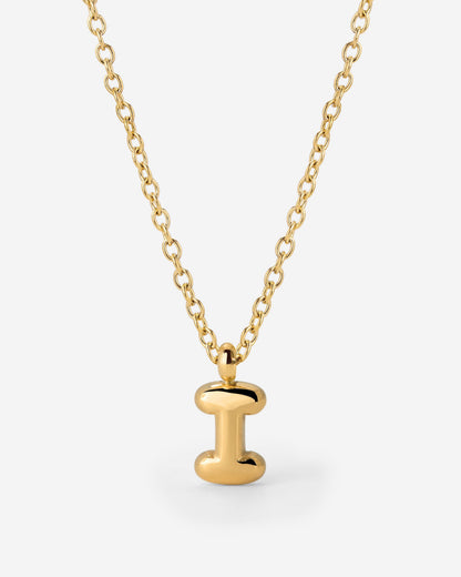 Bubble Letter Collana Oro