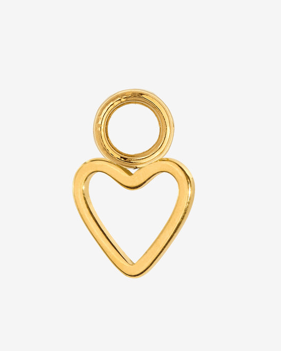 Light Heart Oval Hoopies Oro