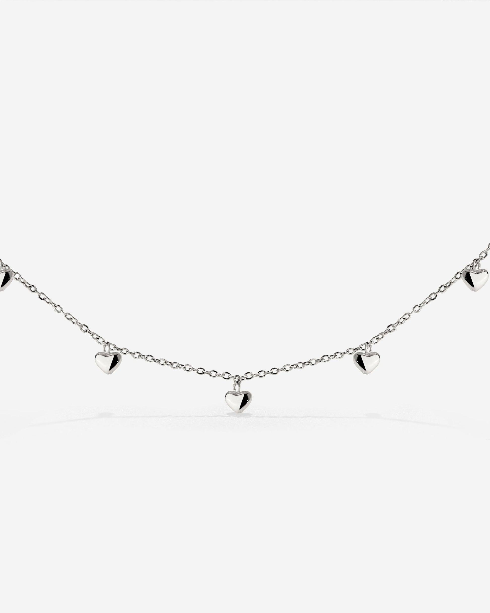 Lovely Heart Choker Argento
