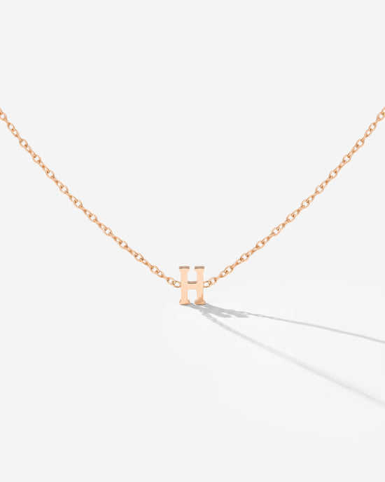 Tiny Letter Necklace