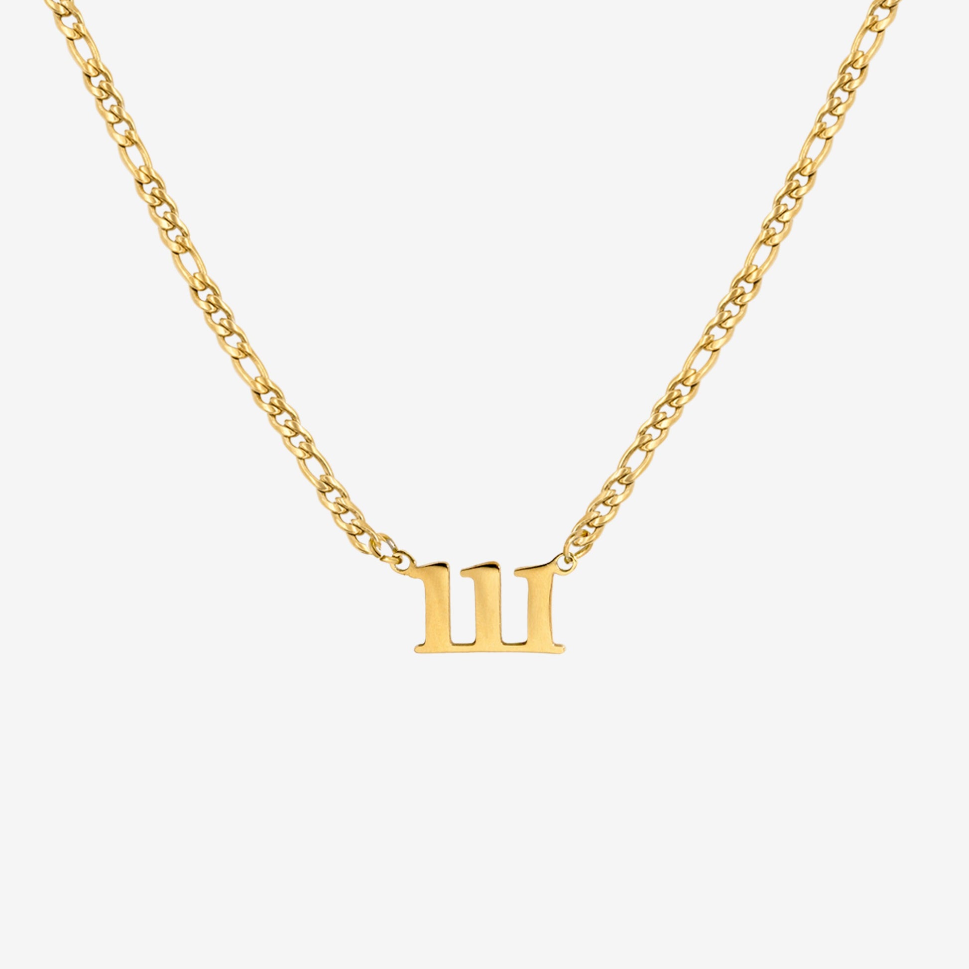 Angel Number Collana Oro