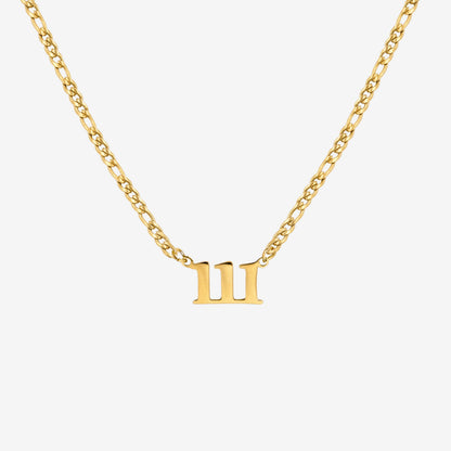 Angel Number Collana Oro