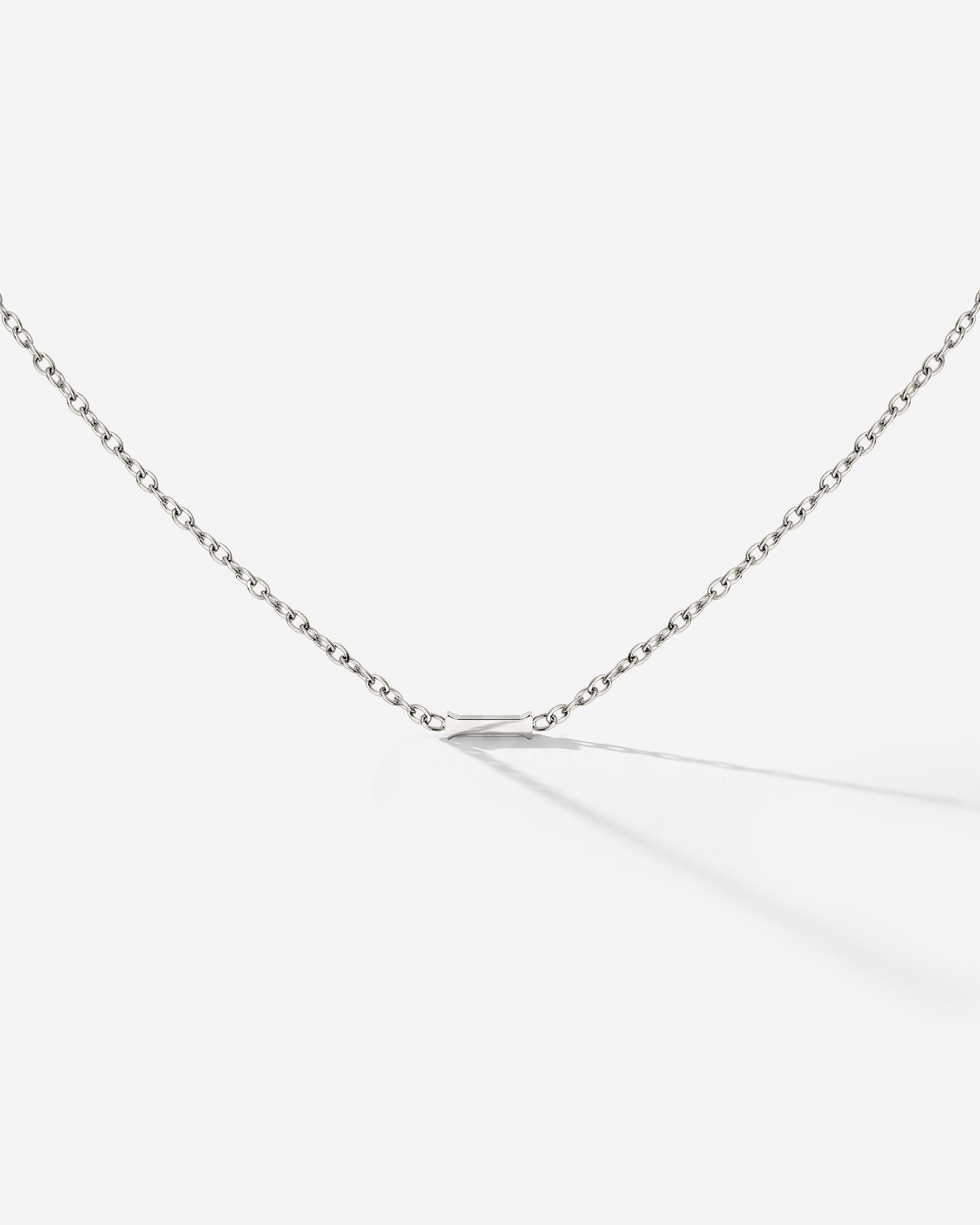 Tiny Letter Necklace