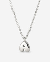 Bubble Letter Collana Argento