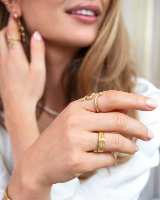 Lola Selflove Snake Anello Oro