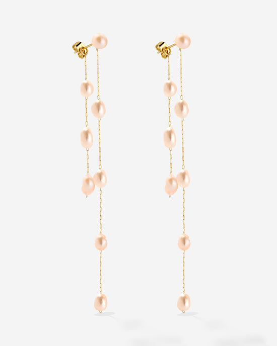 Blush Pearl Fall Orecchini Oro