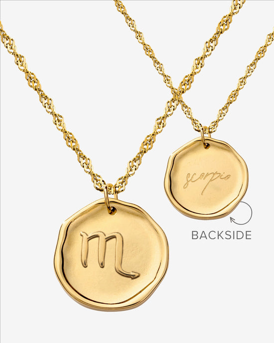 Zodiac Collana - Scorpione Oro