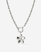 Blossom Rope Chain Collana Set Argento