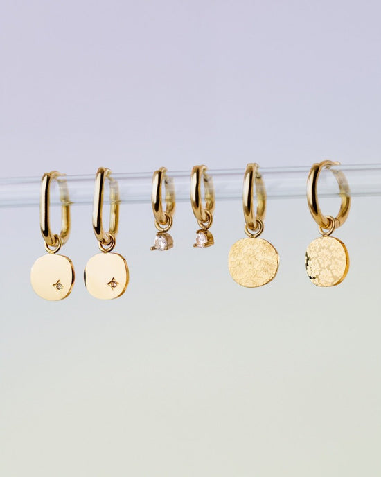 Blanco Lumbre Hoop Set Baby Oro