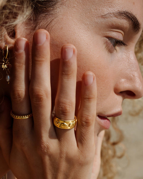 Boho Dots Anello Oro