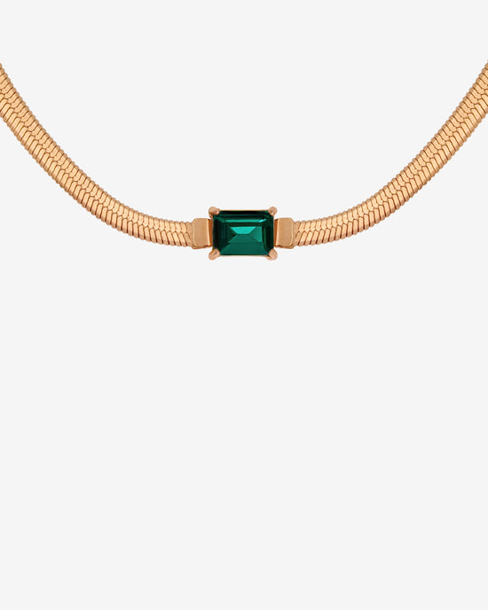 Radiant Emerald Collana Oro Rosa